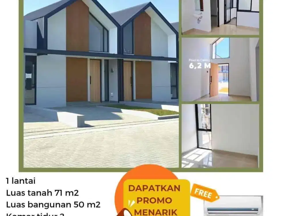 Rumah 1 Lantai Modern Siap Huni di Kopo Kanaya Residence, Desain Tinggi & Nyaman