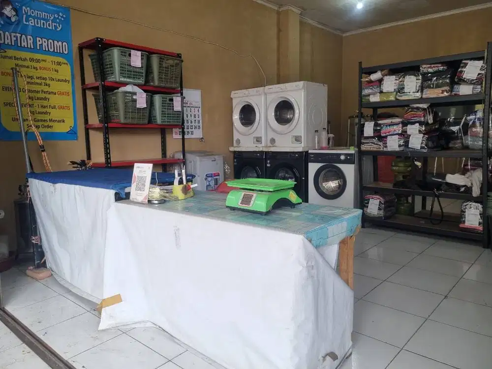 Oper Kepemilikan Laundry (Lokasi Pinggir Jalan Raya) - HARGA NEGO