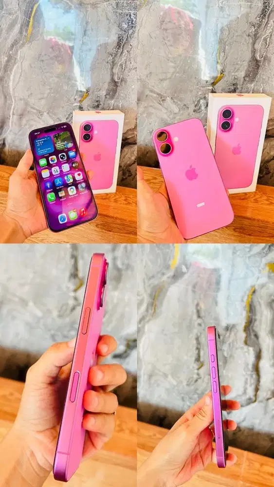 Jual ip 16 basic pink baru 2 bulan