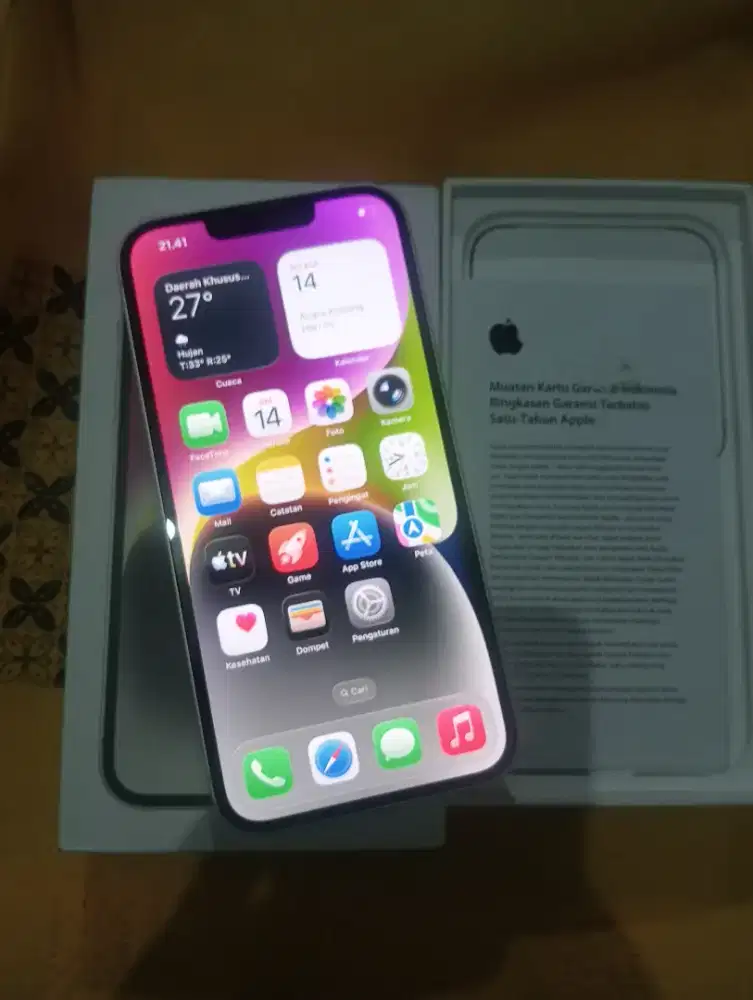 iPhone 14 128GB iBox like new fullset ori
