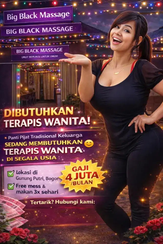 Dibutuhkan terapis pijat wanita