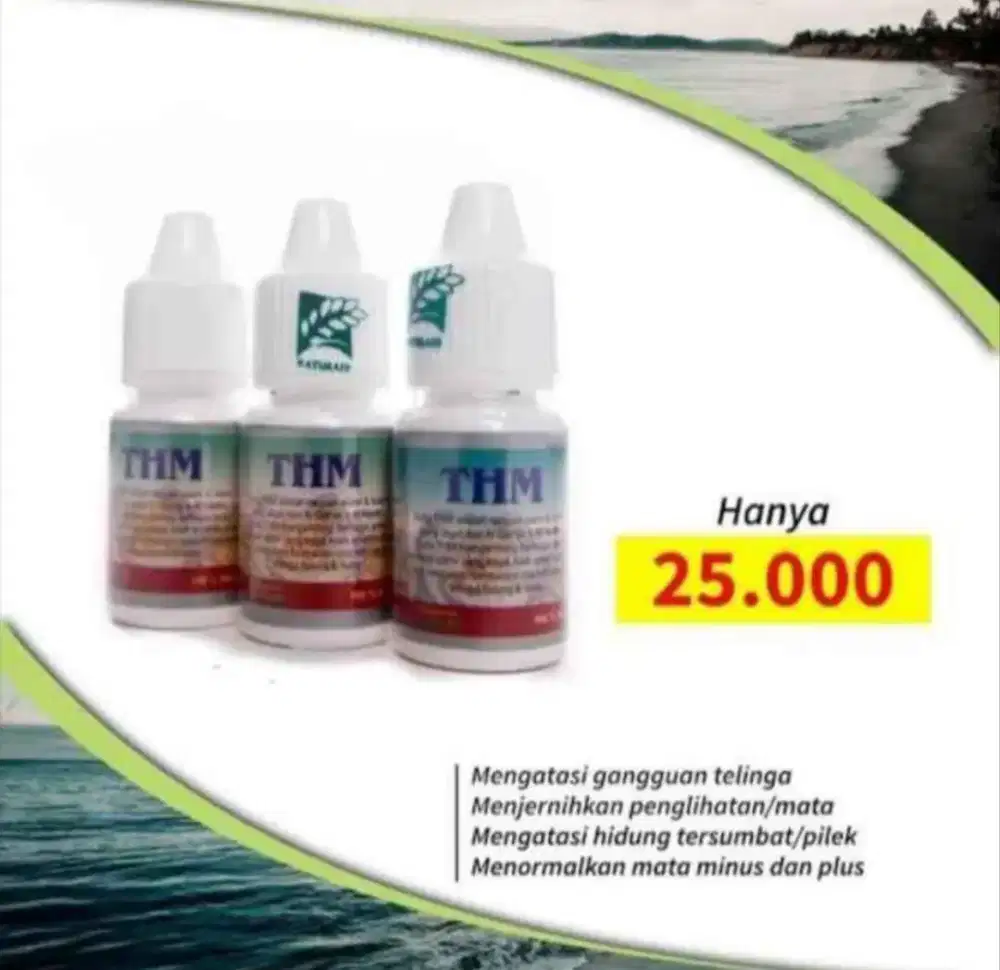 Terlaris! THM - Ubat Tetes Telinga Hidung Mata