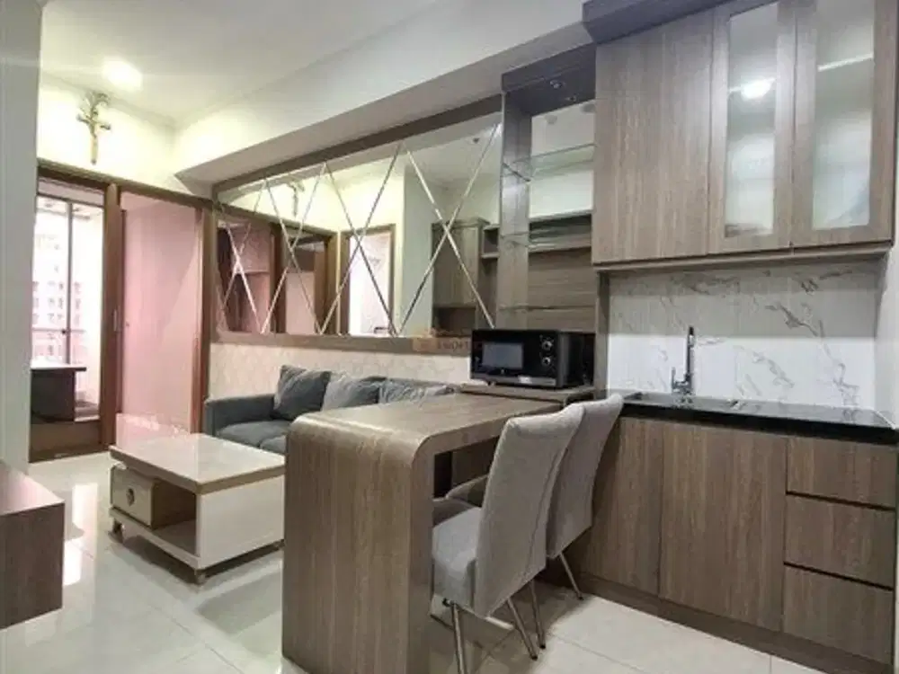 Dekat Tol Sewa 1BR Furnish Bagus di Condominium Taman Anggrek Residence Dgn Clubhouse, Kolam Renang Akses Mall Hublife, Taman Anggrek, Central Park