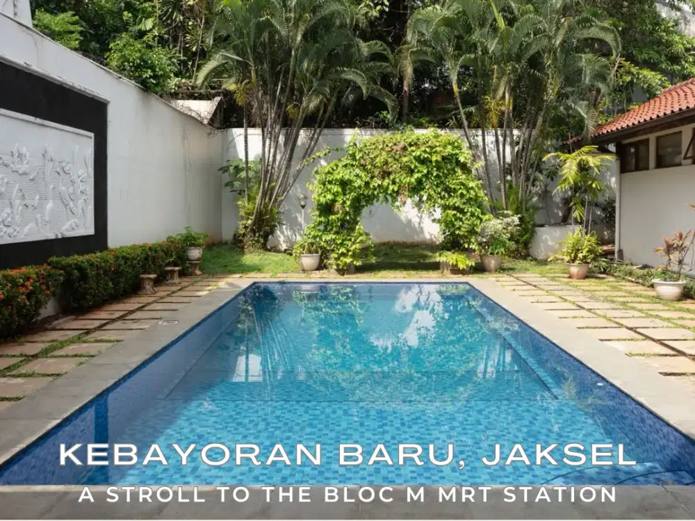 Rumah Eksklusif 900M Dari MRT Blok M Kebayoran Baru, Jaksel - SHM