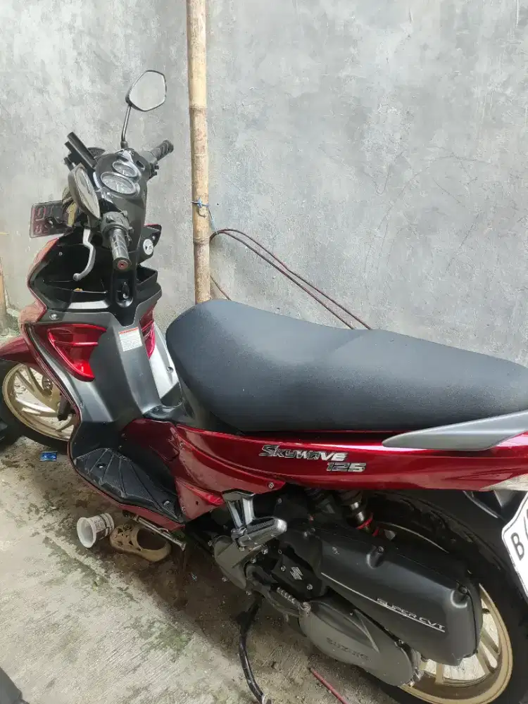 Suzuki skywave 2010 full restorasi pajak pules