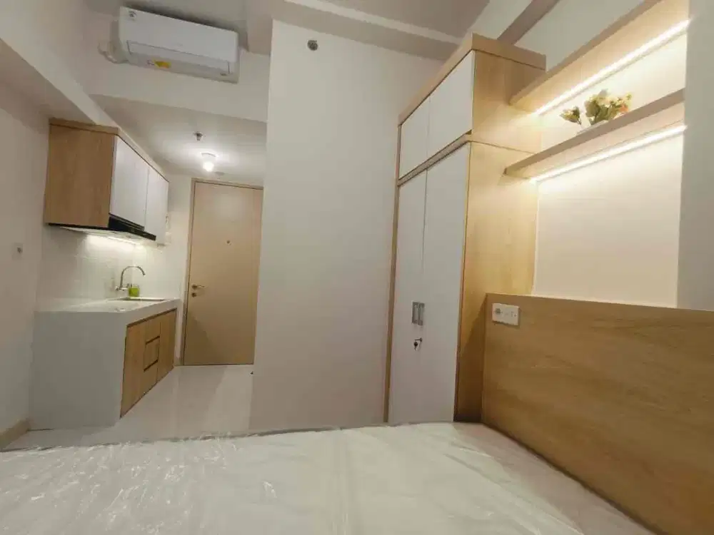 DISEWAKAN APARTEMEN STUDIO FURNISH MURAH DI TOKYO RIVERSIDE PIK 2