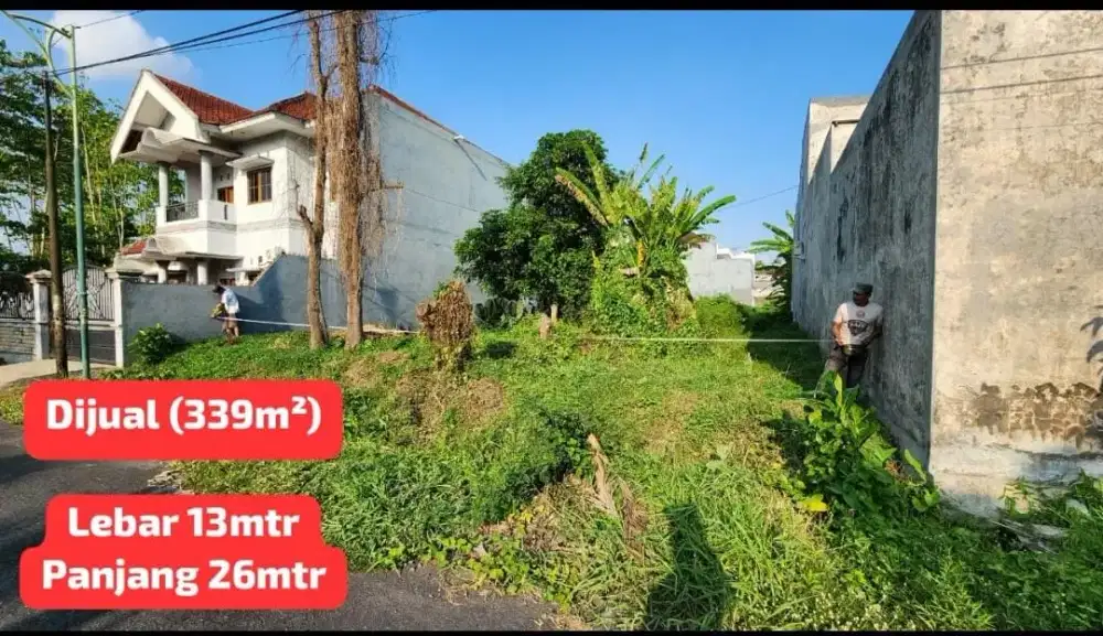 Jual tahah Mojopahit 339m²