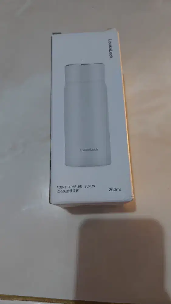 Lock N Lock Point Screw Tumbler Hot Cold 260ml