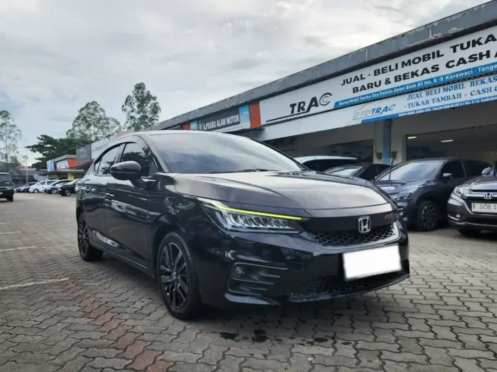 NIK 2023 TERMURAH!! HONDA CITY HB RS CVT MATIC 2023 HITAM , KM 39RB