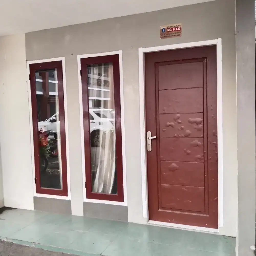 Rumah kontrakan bisa bulanan jl. Krbagusa  3 no.7 komplek kohanas 6.