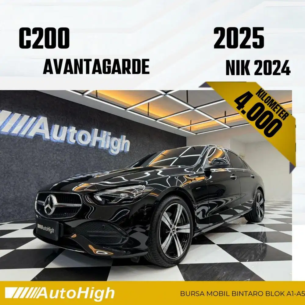DP10% [Km4.000] C200 Avantgarde 2024 White Reg 2023 #AUTOHIGH
