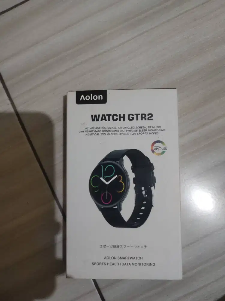Jam smartwatch Aolon GTR 2, tahun 2024