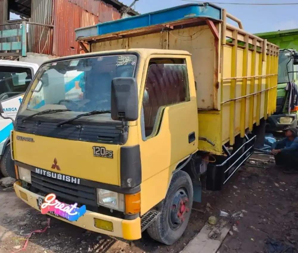 Mitsubishi Colt Diesel 6ban PS120 Bak Besi Fe 349 Ors Tgn1 bio Solar