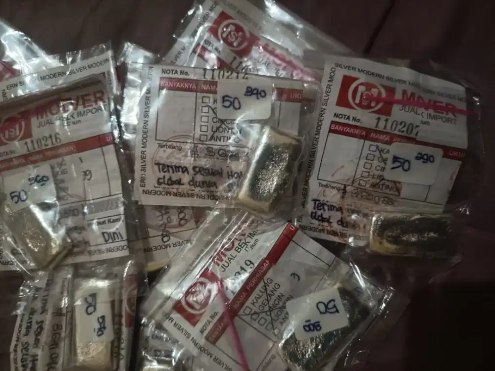 Jual Logam Mulia Silver Kadar 99.9%