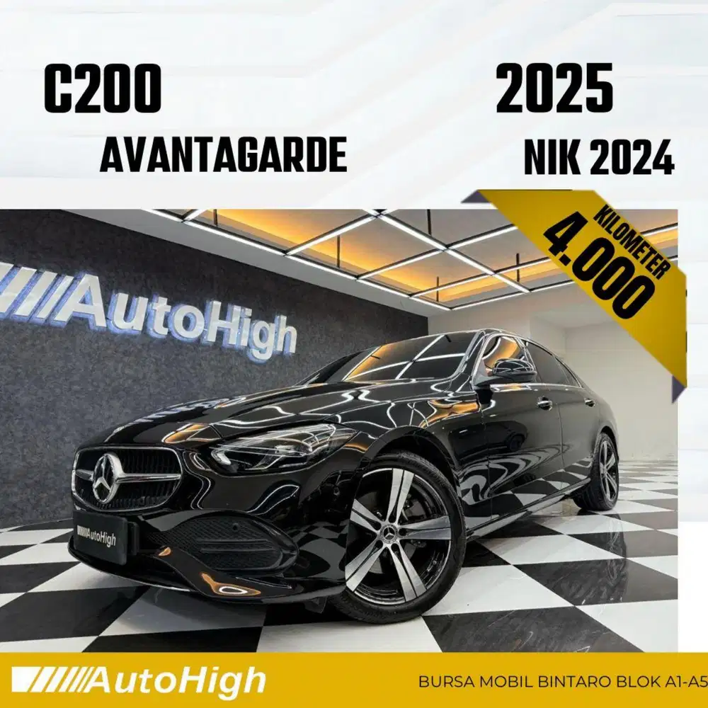 DP10% [Km4.000] C200 Avantgarde 2024 White Reg 2023 #AUTOHIGH