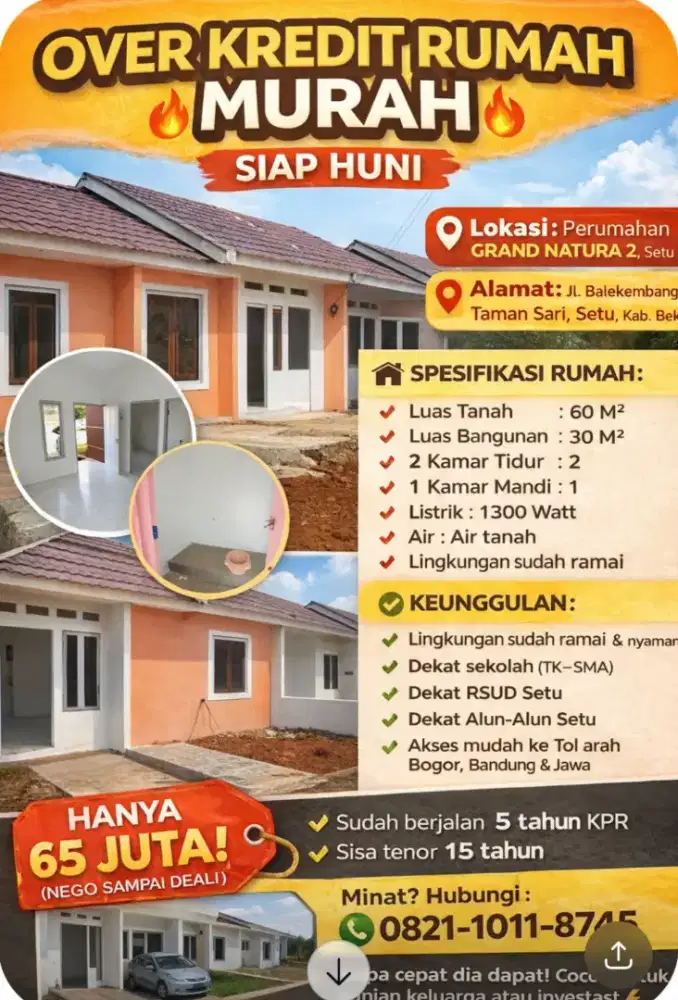 OVER KREDIT RUMAH BERNILAI EKONOMIS
