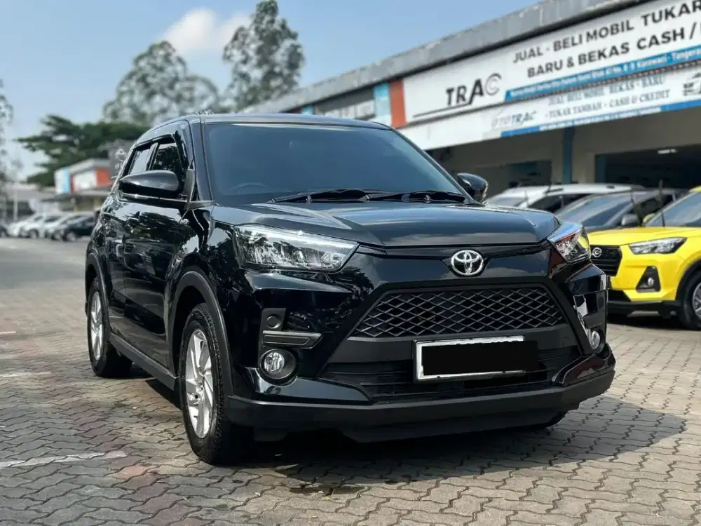 LOW KM CASH TERMURAH!! TOYOTA RAIZE G 1.2 AT MATIC 2023 HITAM KM 26RB