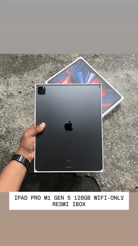 iPad pro M1 Gen 5 128GB Resmi ibox