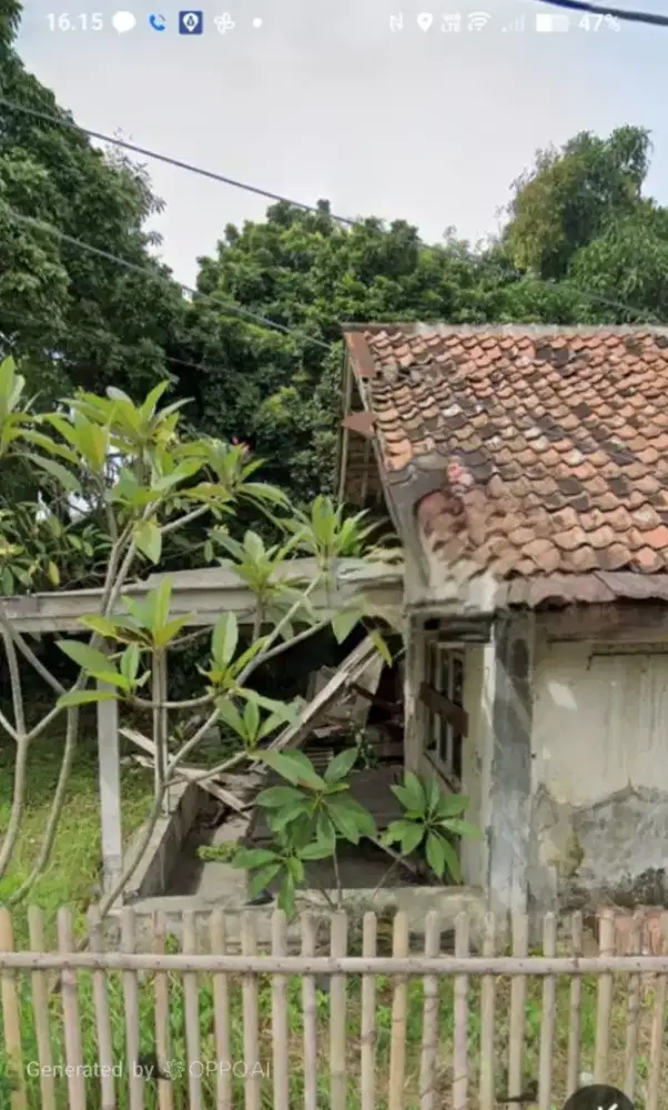 Jual Cepat Rumah Tua (Hitung Tanah) Kedung Gede Bojong Sari Bekasi