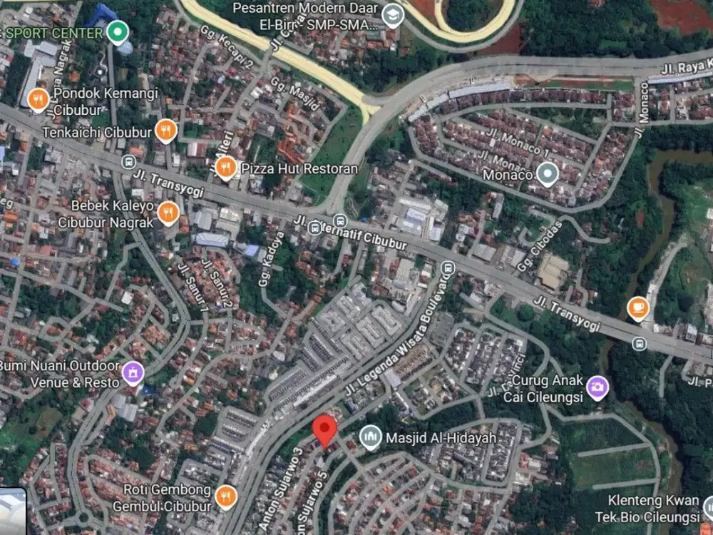 Disewakan Tanah Kavling Polri dekat Legenda Wisata Per 3 Tahun