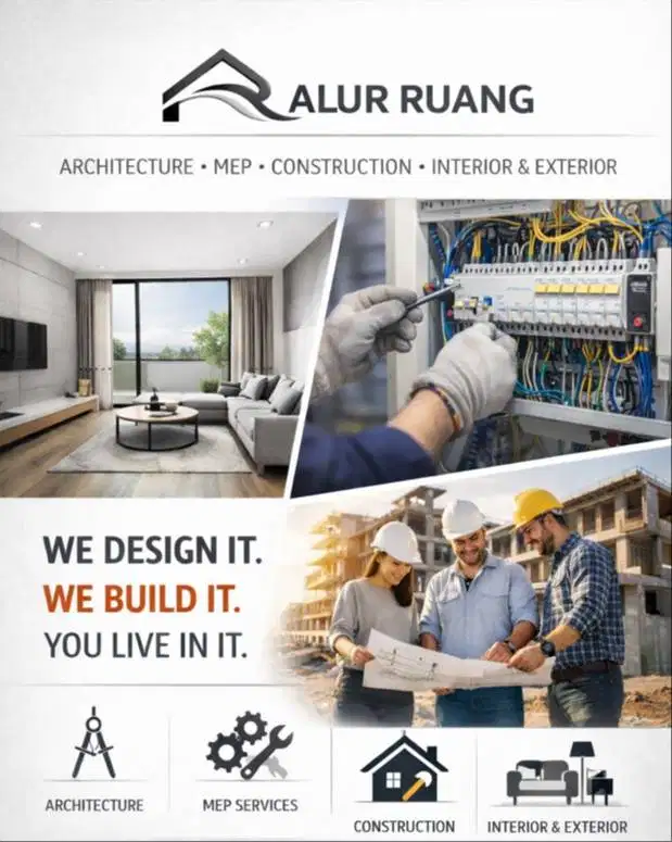 Jasa design arsitek, AC, MEP, listrik Interior & Exterior