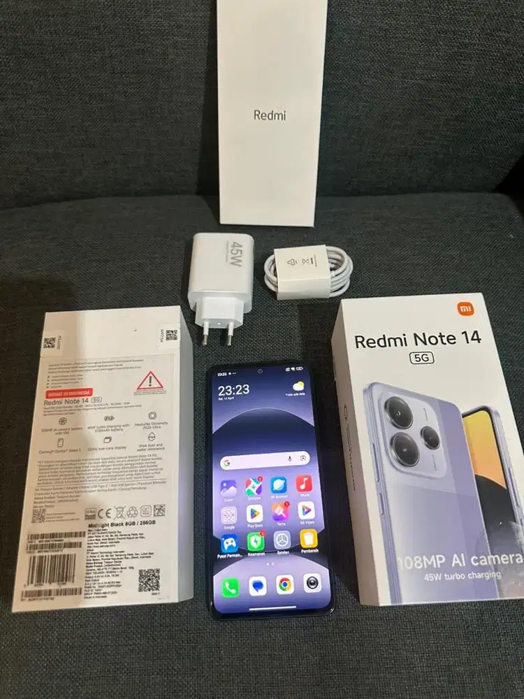 Xiaomi Redmi Note 14 8/256gb Fullset Mulus