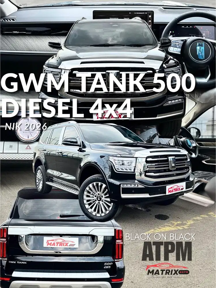 GWM TANK 500 4x4 2.4L turbo diesel! GWM ! TANK 500!mobil gwm tank 500!