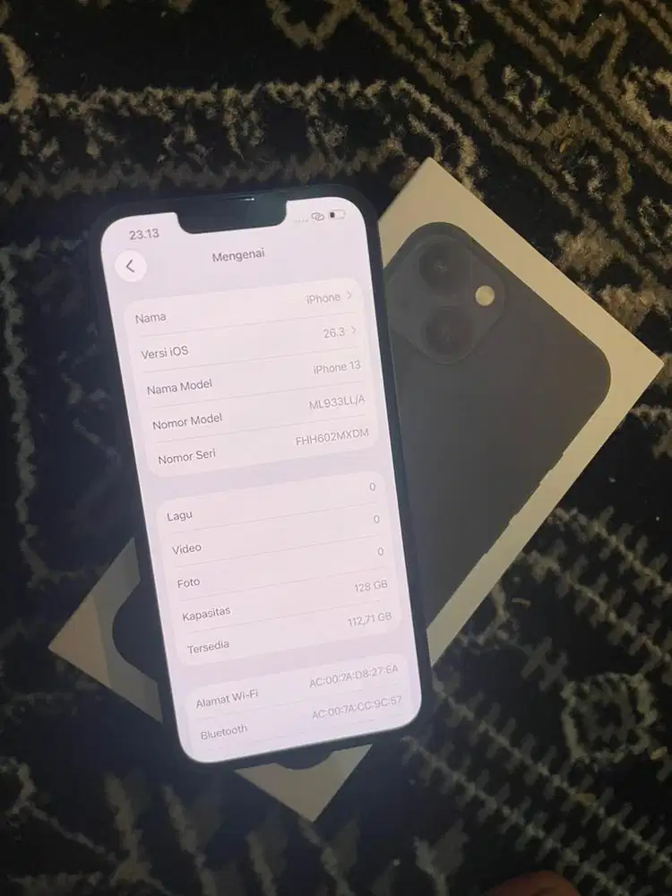 iphone 13 128 second inter allop