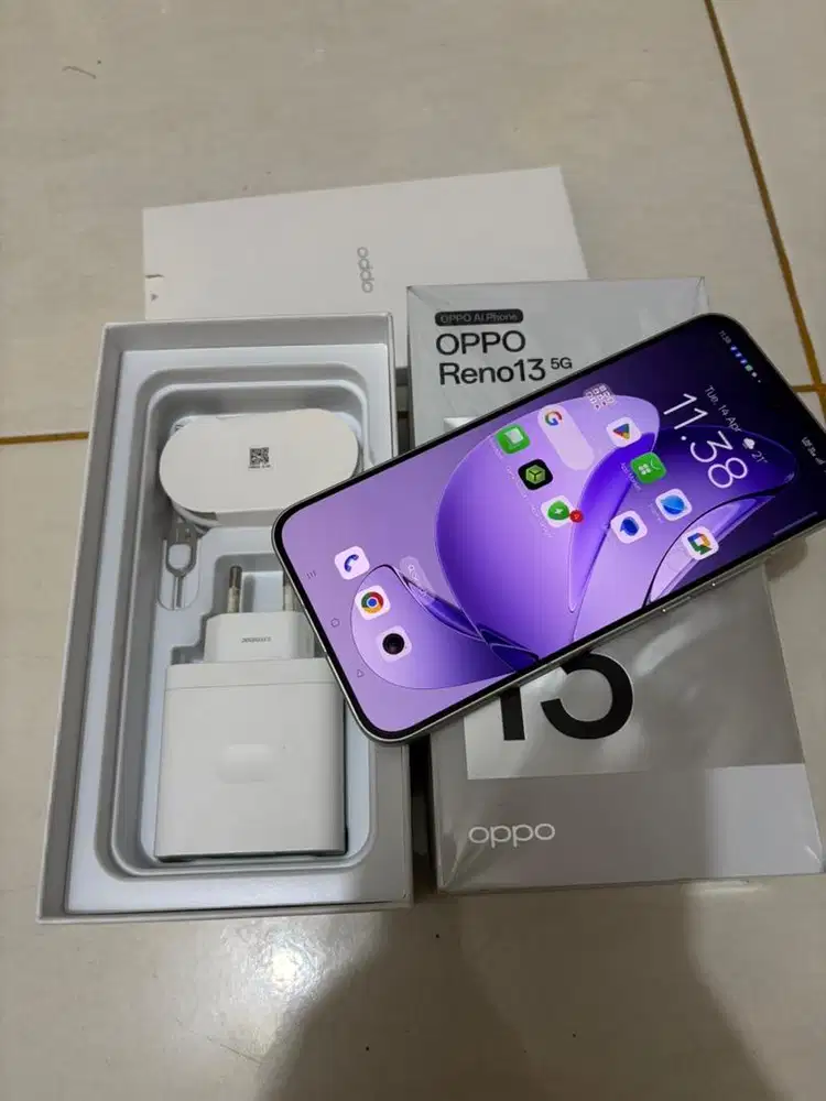 Oppo Reno 13 5G 12GB/256 Fulset mulusss