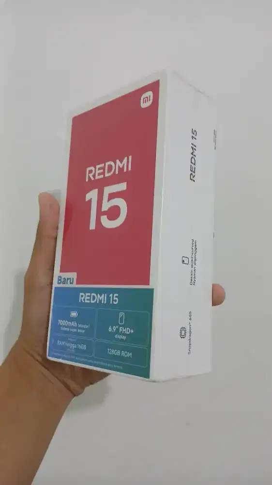 REDMI 15 (MASIH SEGEL)