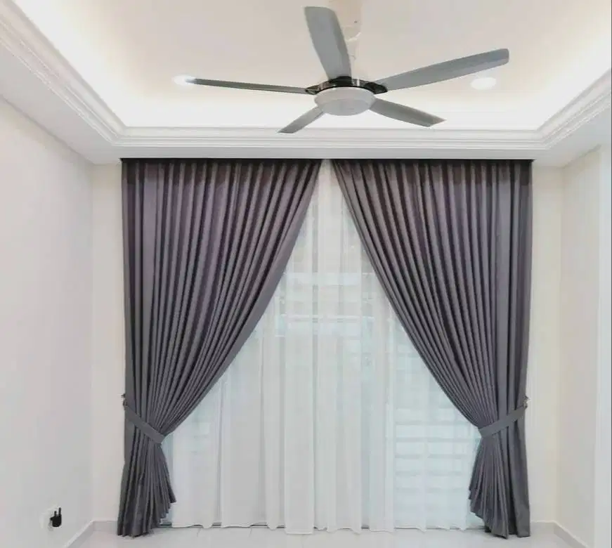 Jual Gorden Blackout Pasang Skat Klinik Hordeng Pintu Gordyn Vitrase