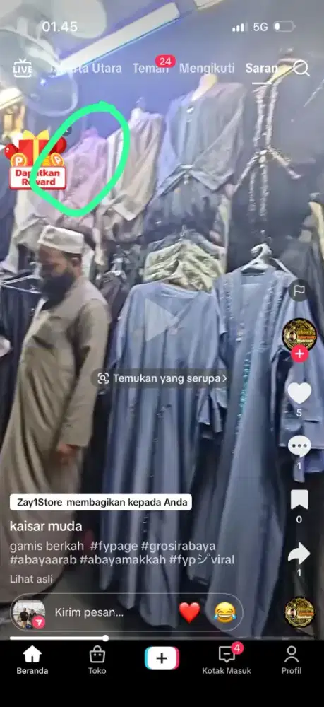 Di cari Prempuan muslimah yang bisa live Tiktok