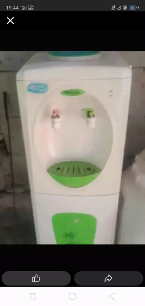 Jual etalase meja dan dispenser hot &cool