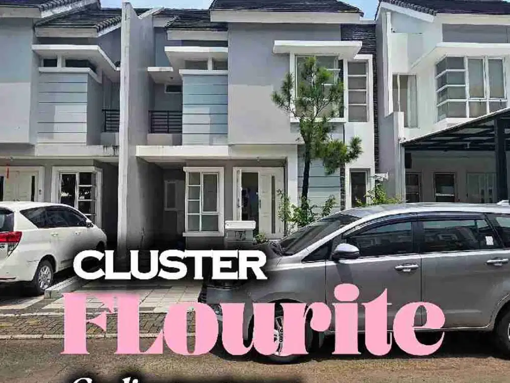 Disewakan rumah siap huni di cluster flourite gading serpong