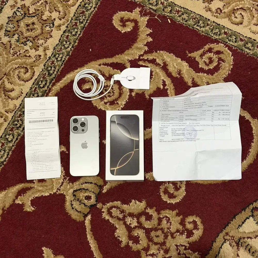 iPhone 16 Pro 512gb Beacukai setara IBox NET