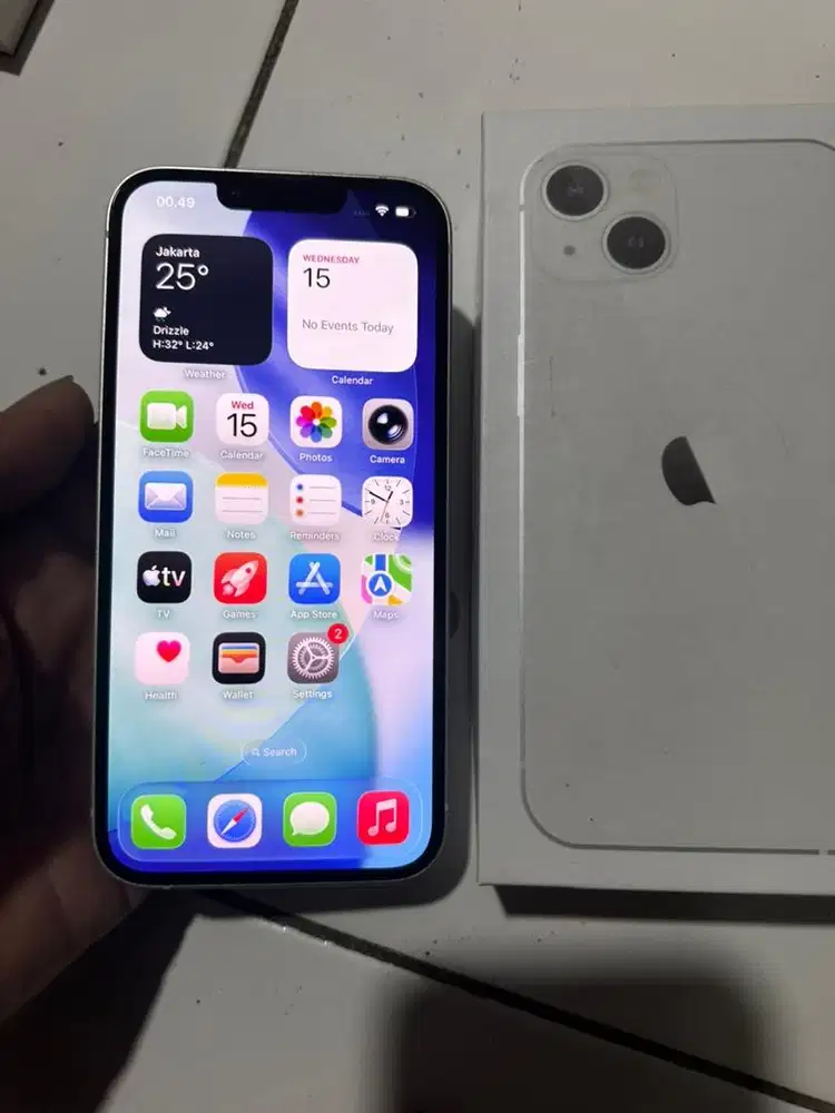 iphone 13 256 GB Putih Bea Cukai