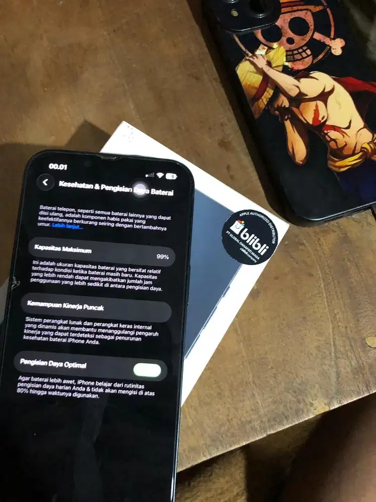 Jual iphone 13 second baru 4 bulan pemakaian