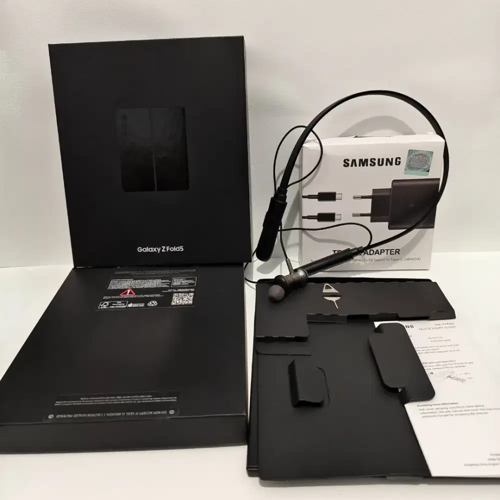 SAMSUNG Z FOLD 5 12/256GB FULLSET ORIGINAL MULUS PEMAKAIAN SEIN INDO