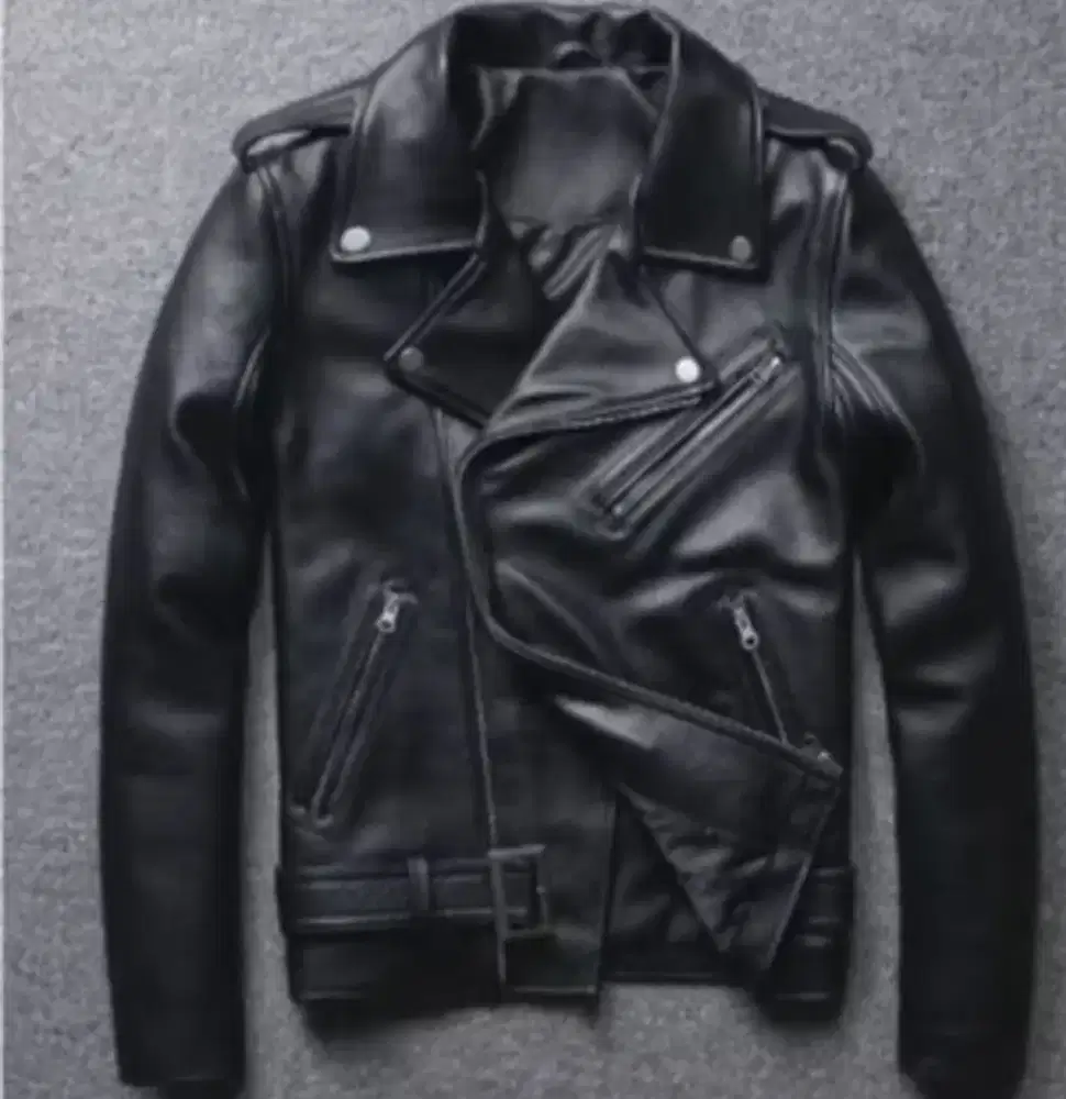 Jaket kulit ramones asli original