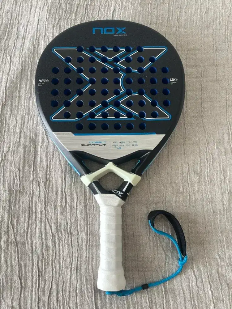NOX Quantum 12K Cobalt raket padel racket original