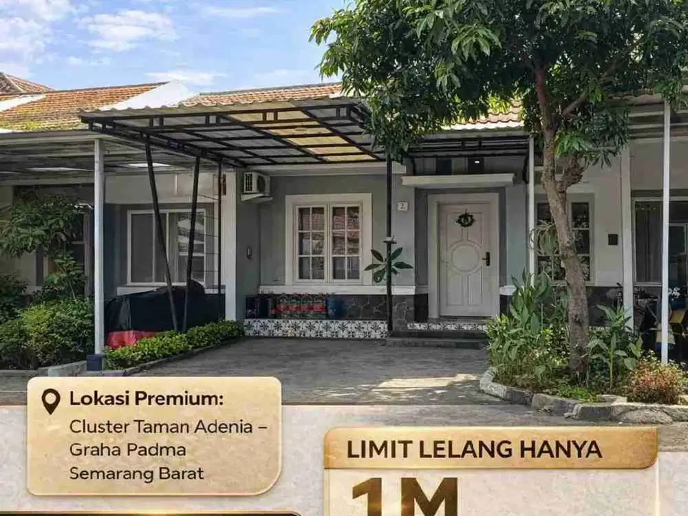 Termurah Rumah Bagus 1 Lantai Di Cluster Taman Adenia Perumahan Elite Graha Padma Semarang Barat