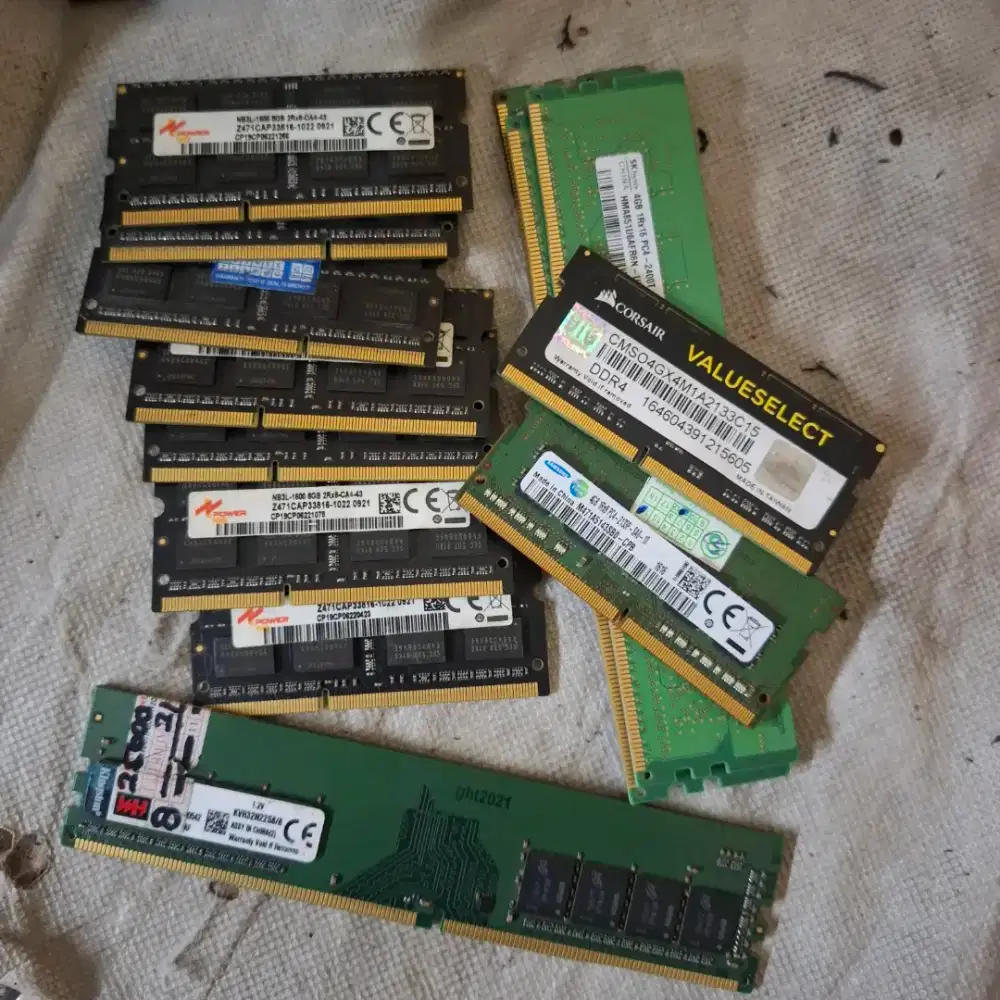 Menampung memory komputer ex kantor