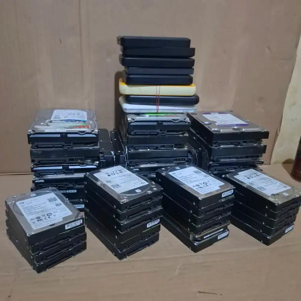 Tampung hardisk bekas satuan dan borongan