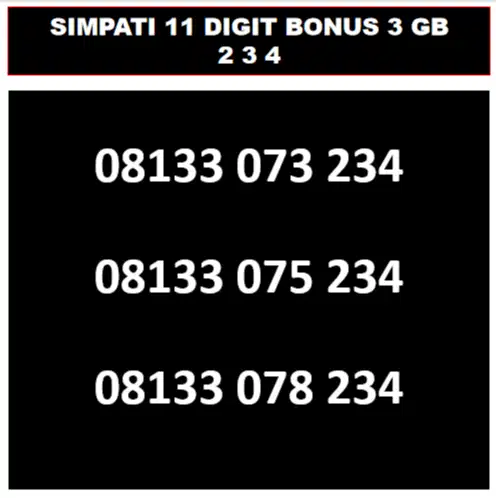 simpati 11 digit 234