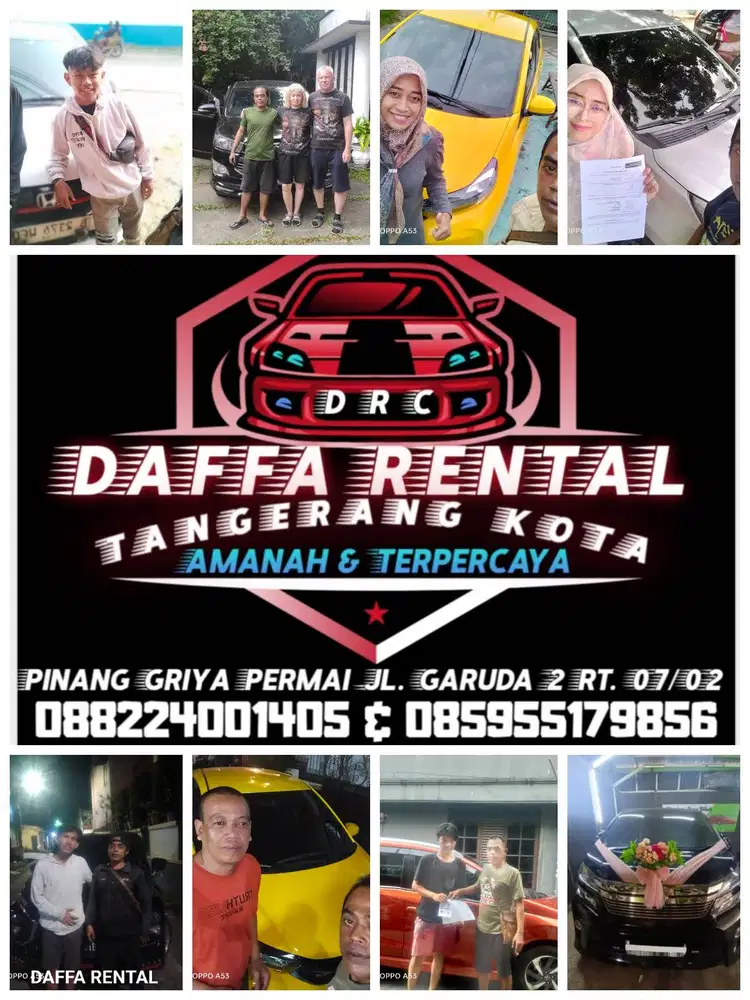 Kami DAFFA RENTAL mobil Amanah dan terpercaya