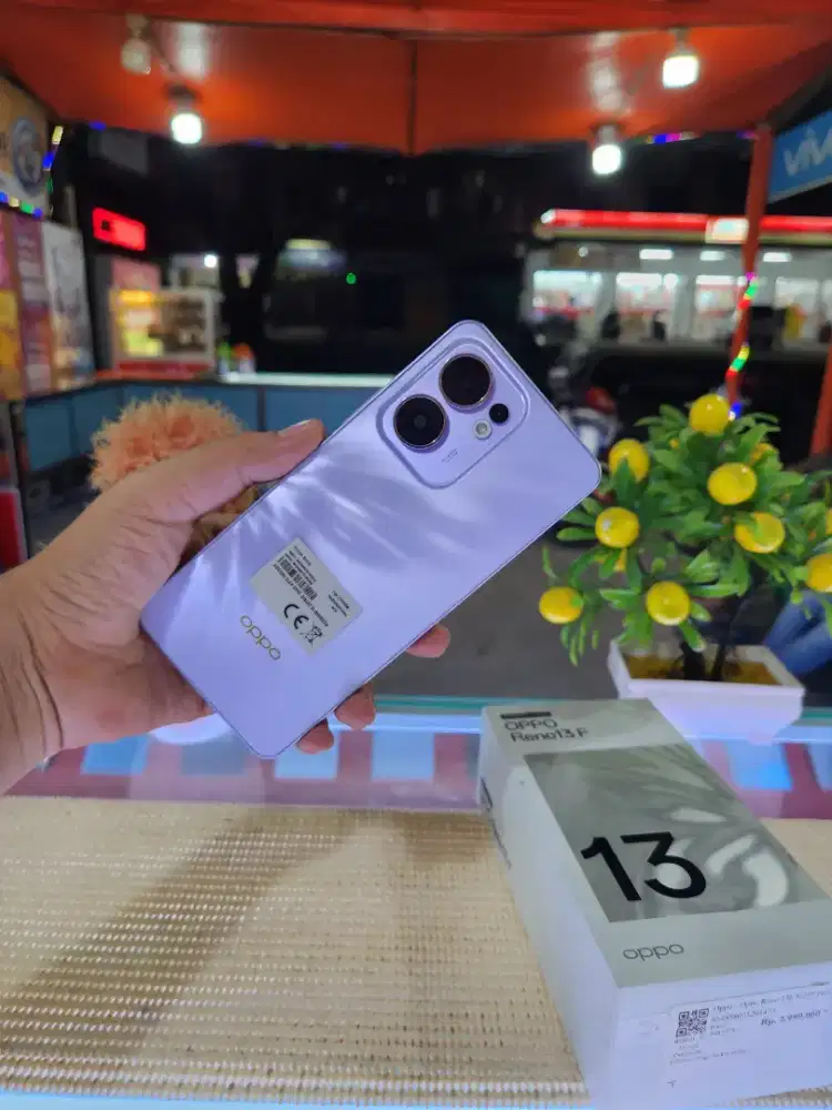 Oppo Reno 13F Ram 8+8Gb/ 256Gb Fullset Mulus Original 100% Bergaransi
