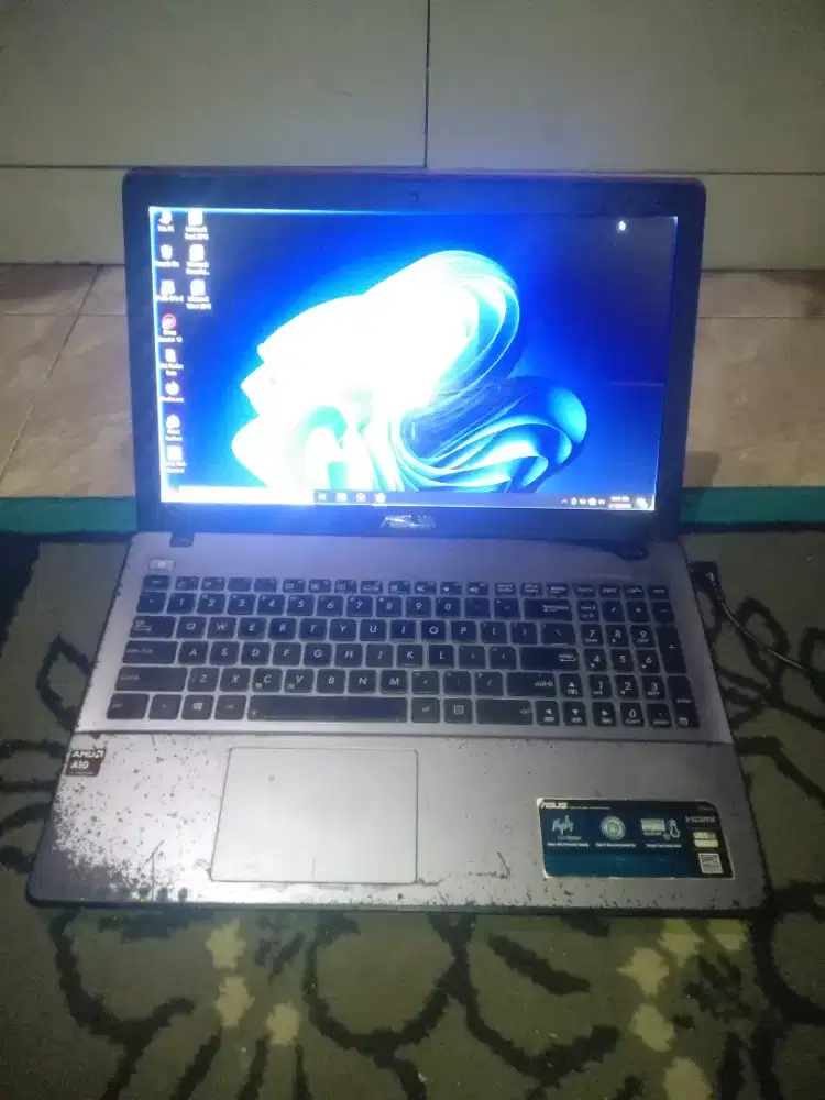 Laptop gaming asu x550 AMD A10 Ram 8gb