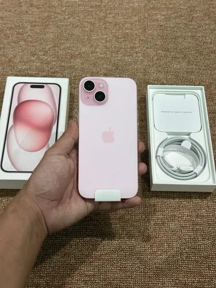 iphone 15 128gb pink ex ibox fullset original
