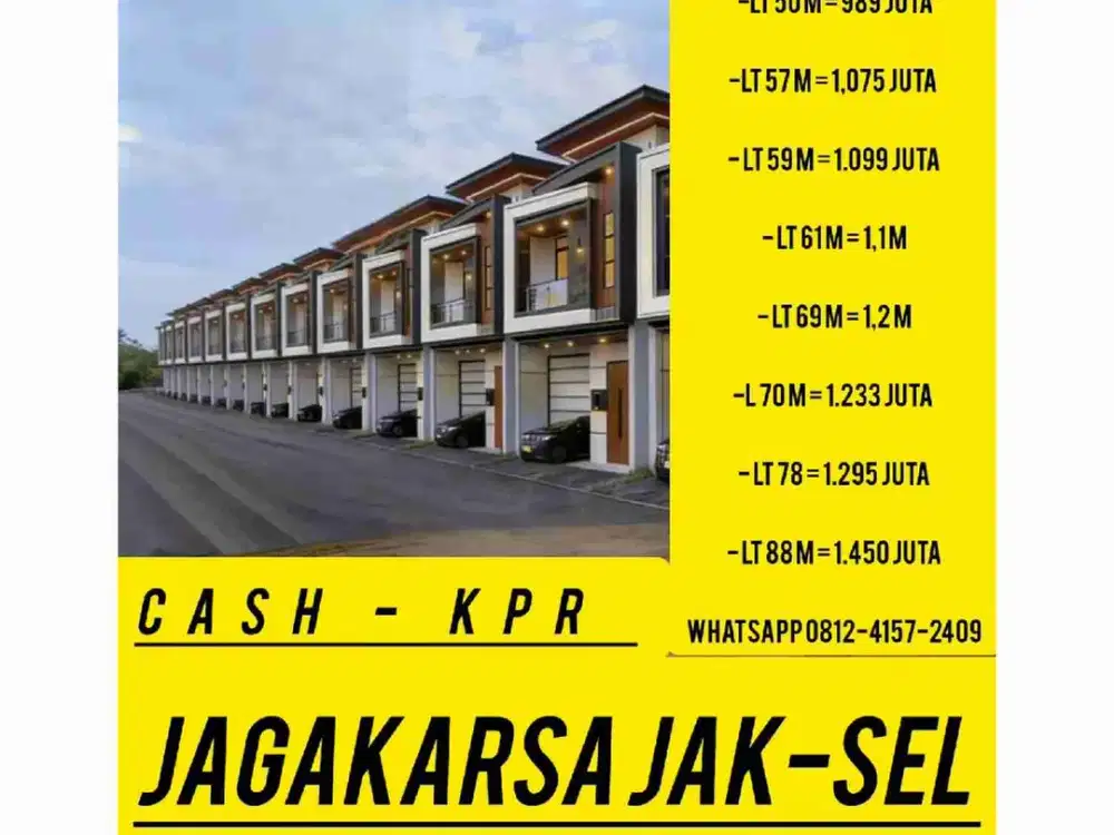 MULAI 989JUTAAN DIJAGAKARSA JAKARTA SELATAN