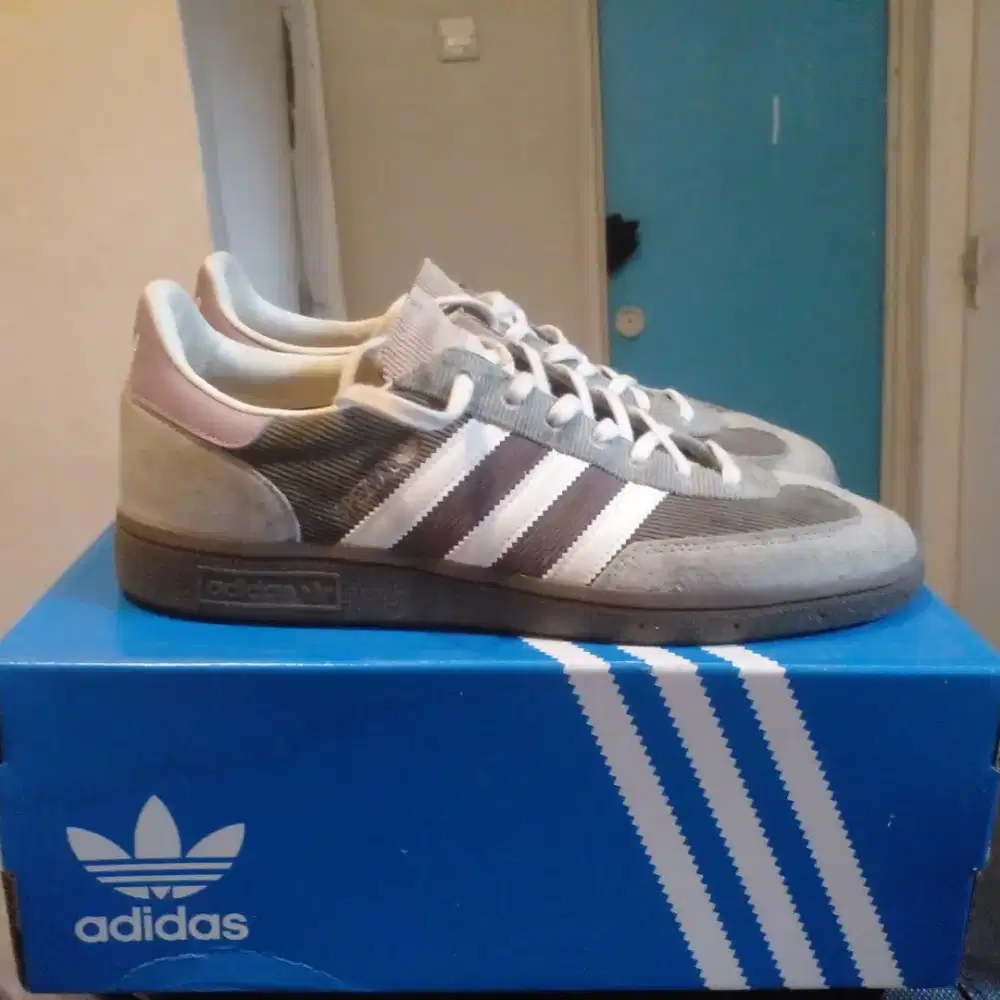 Adidas Spezial Handball Silver Green Cream White Magic Mauve size 44